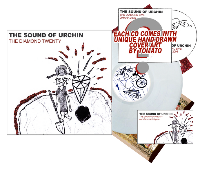 * NEW * THE DIAMOND TWENTY (LIMITED DELUXE) * PRE-SALE * (180 Gram Clear Vinyl, Insert Sheet + Lyric Sheet, Download Card, + The Diamond Live! CD each with hand-drawn tomato artwork)